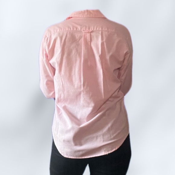 Diane Von Furstenberg Women's  Pink Button Down Long Sleeve Pocket Shirt - Picture 2 of 5